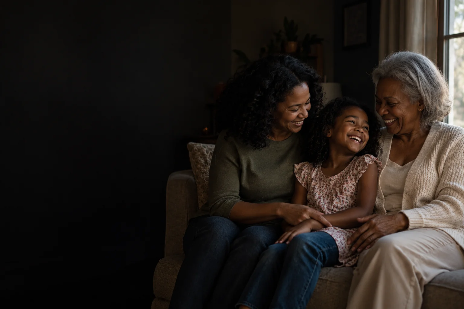 A family enjoying time together